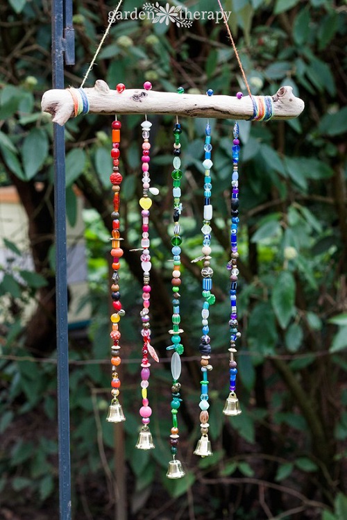 Use Your Odd Beads to Make a Garden Chime or Suncatcher / The
